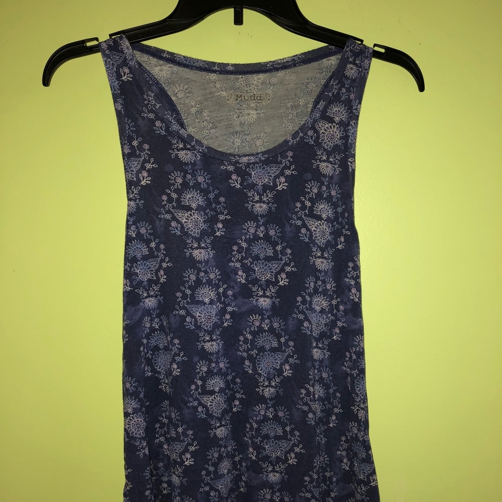 Mudd Purple Patterned Tank